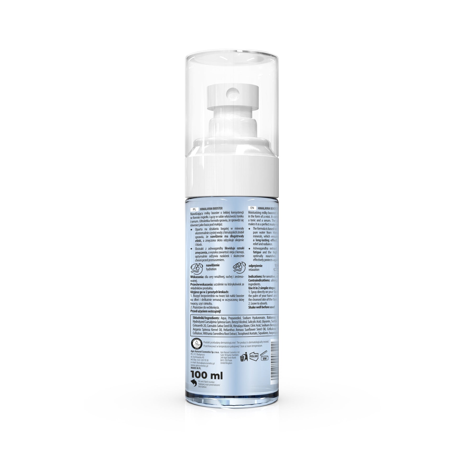 APIS Himalayan Moisturising Milky Booster Mist | 100 ml - REGN