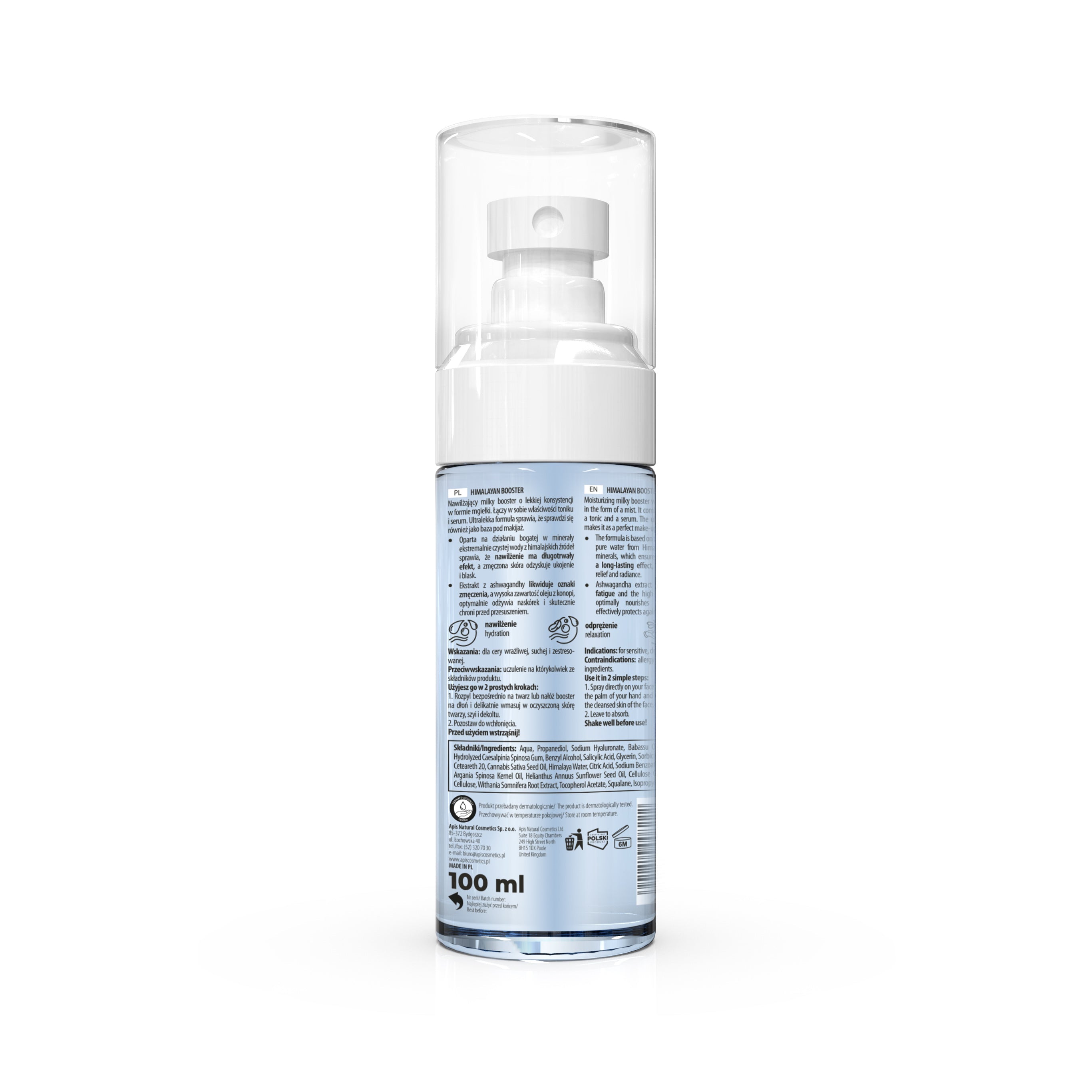 APIS Himalayan Moisturising Milky Booster Mist | 100 ml - REGN