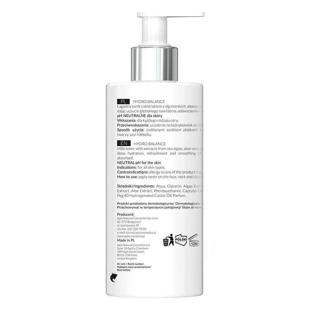 Apis Home Terapis Hydro Balance Moisturising Toner | 300ml - REGN
