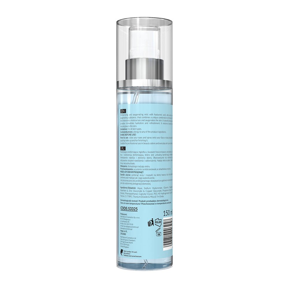 Apis Home terApis Oxygenating Hyaluronic Mist 2‑in‑1 | 150 ml - REGN