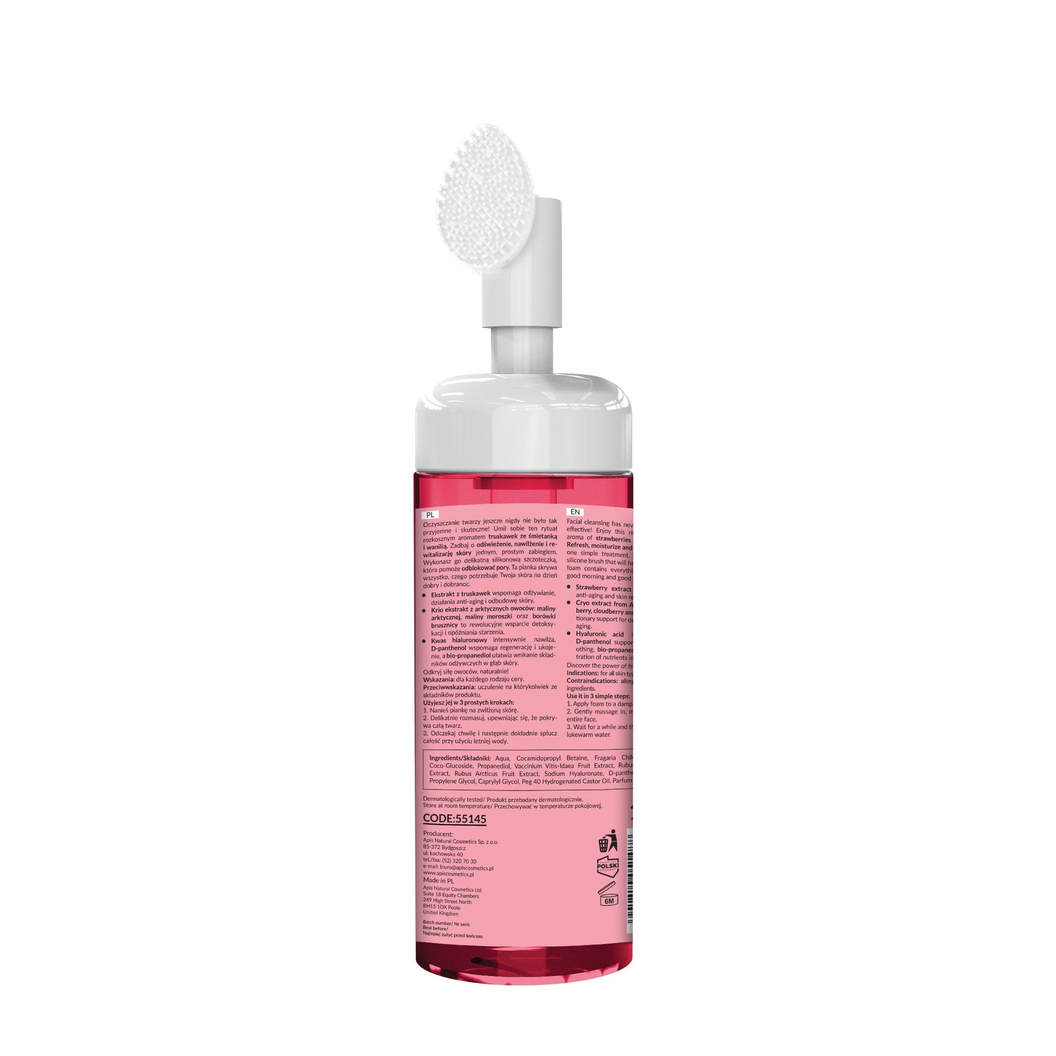 Apis Home Terapis Strawberry Facial Cleansing Foam | 150ml - REGN