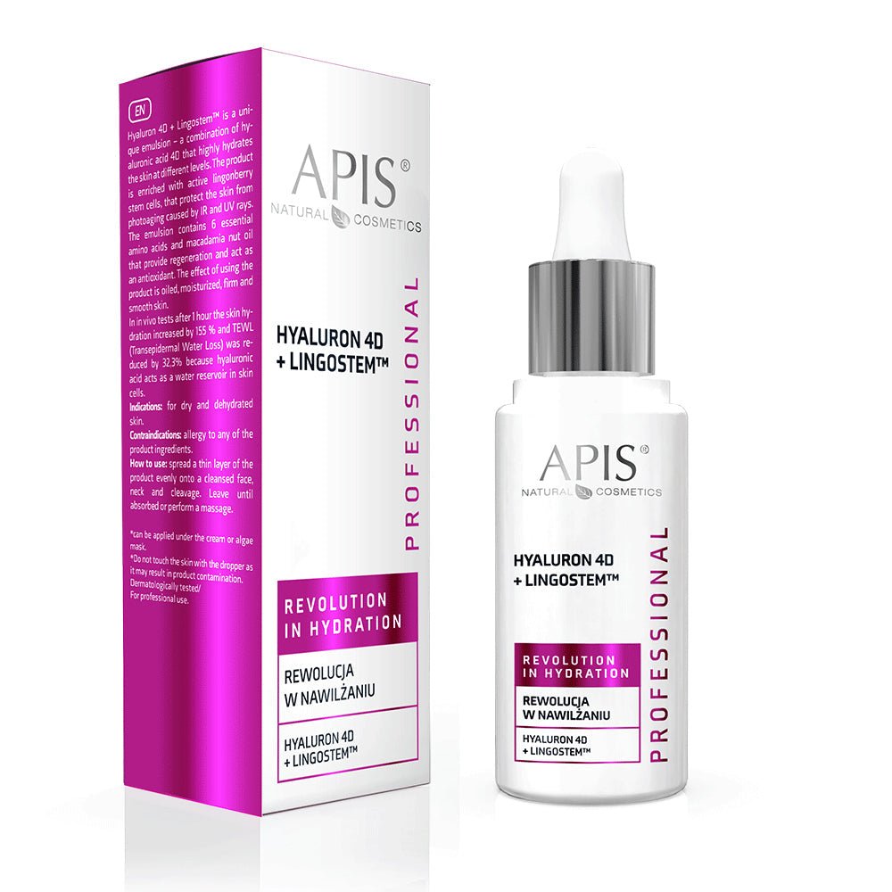 Apis Hyaluron 4D + Lingostem™ Concentrate Multi-level hydration and skin regeneration | 30ml - REGN