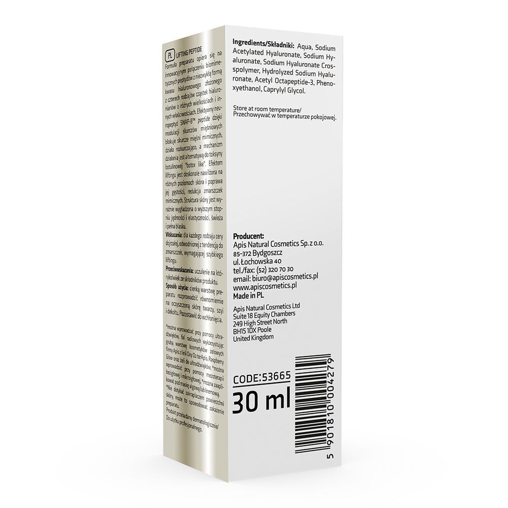 Apis Hyaluron 4D with SNAP-8™ Peptide – Intensive Hydration Serum | 30ml - REGN
