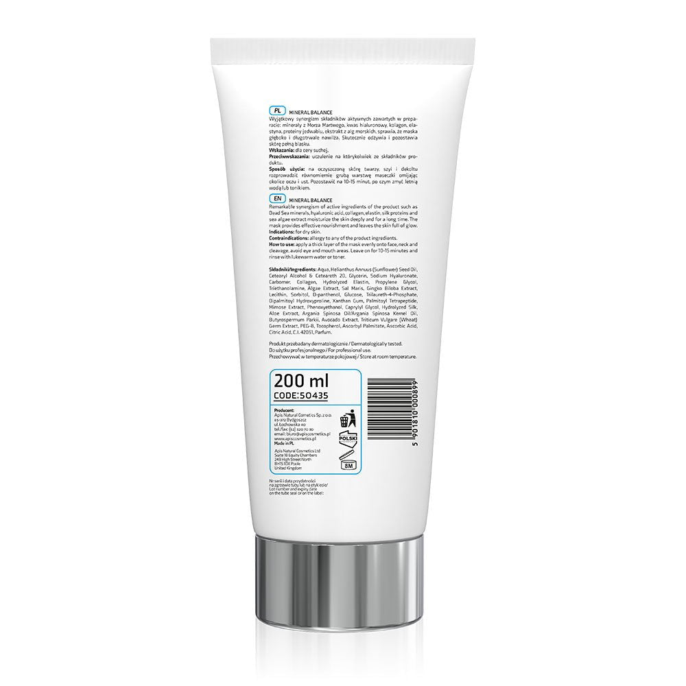 Apis Hydro Balance Intensively Moisturising Mask | 200ml - REGN