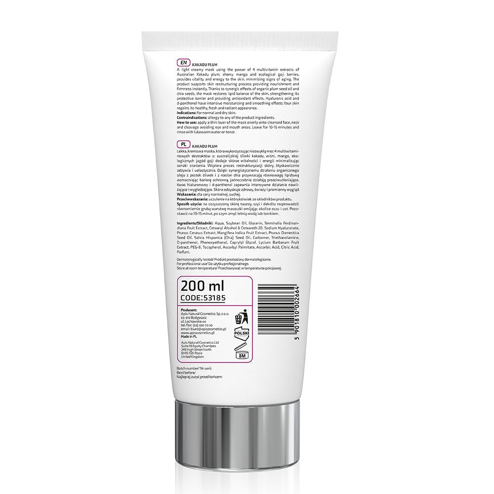 Apis Kakadu Plum Brightening Mask with Vitamin C | 200ml - REGN