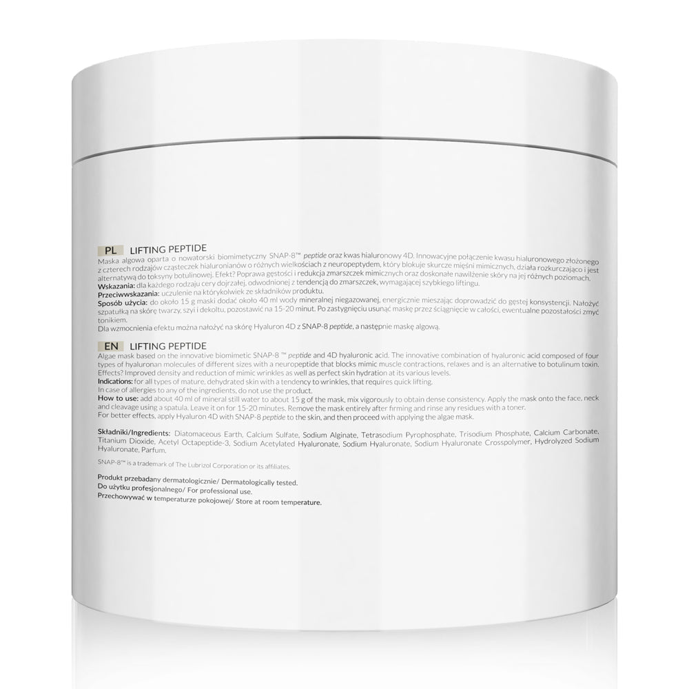 Apis Lifting Peptide Alginate Mask with SNAP-8 Peptide | 200 g | Botox-Like - REGN