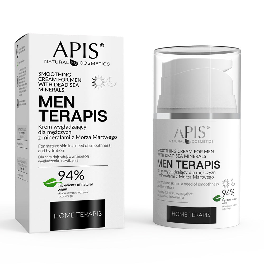 Apis MEN TERAPIS Smoothing Cream with Dead Sea Minerals | 50ml - REGN