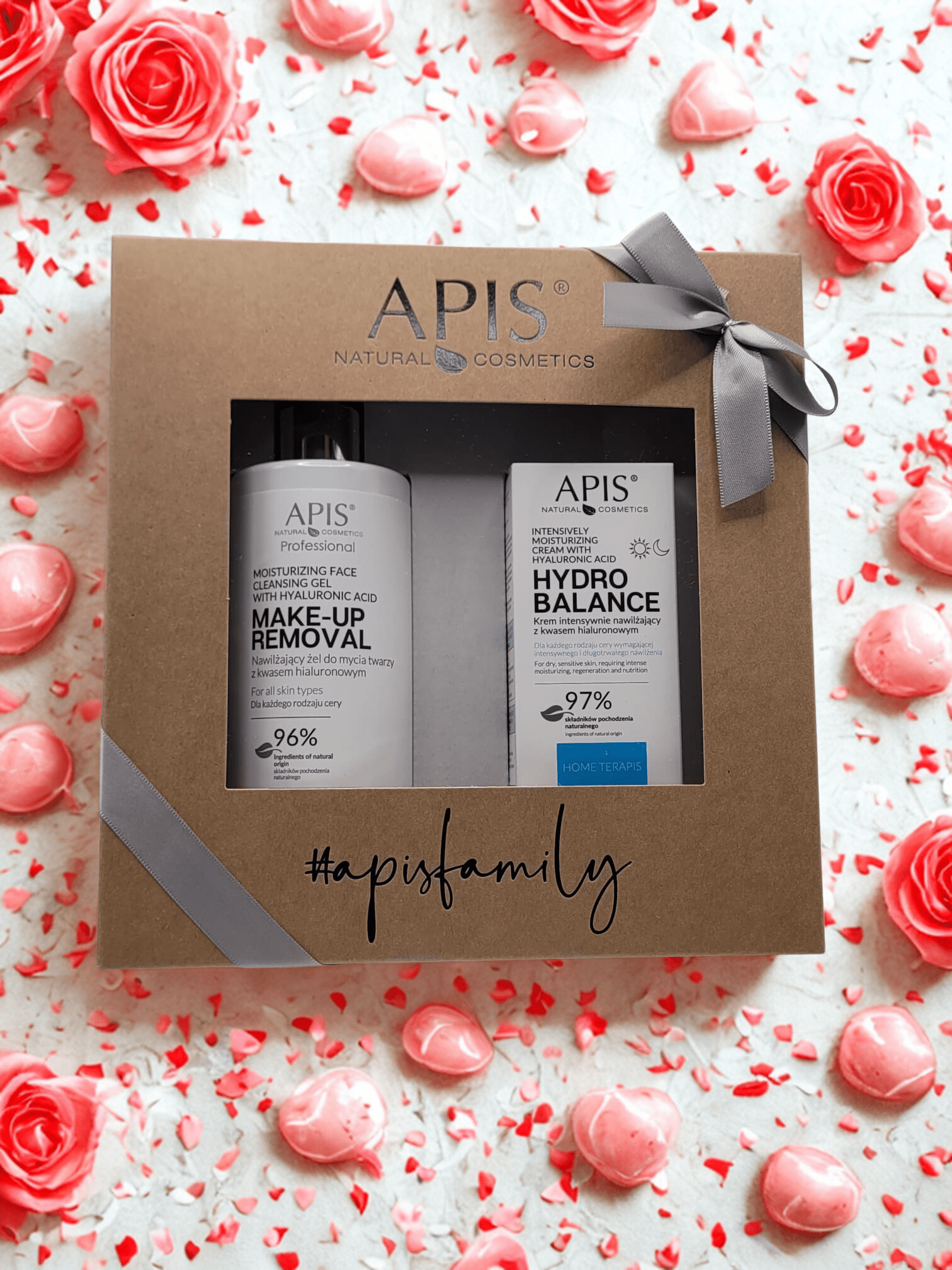 Apis Moisturising Gift Set | Hyaluronic Gel 300 ml & Hydro Balance Cream 50ml - REGN