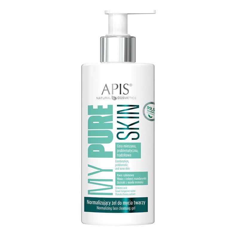 Apis My Pure Skin Normalising Face Wash Gel | 300ml - REGN