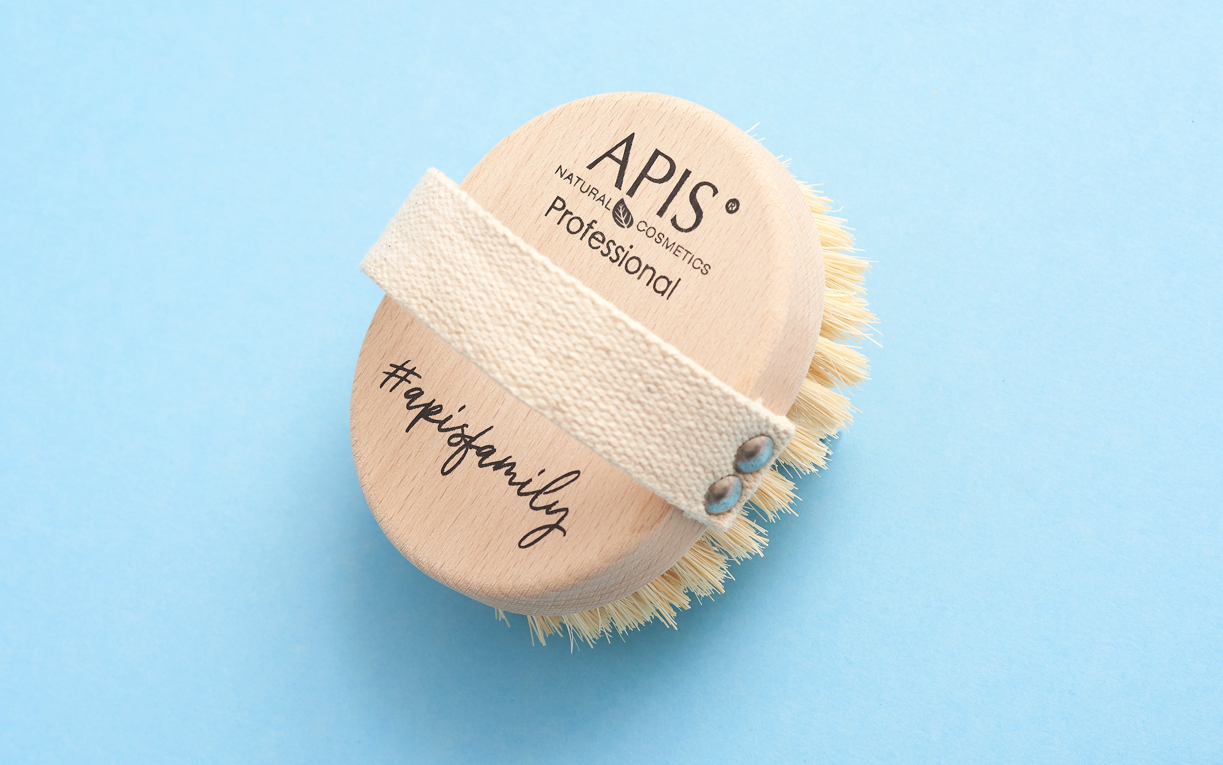 Apis Natural Dry Body Brush | Premium Tampico Fibre | Exfoliating Body Massage - REGN