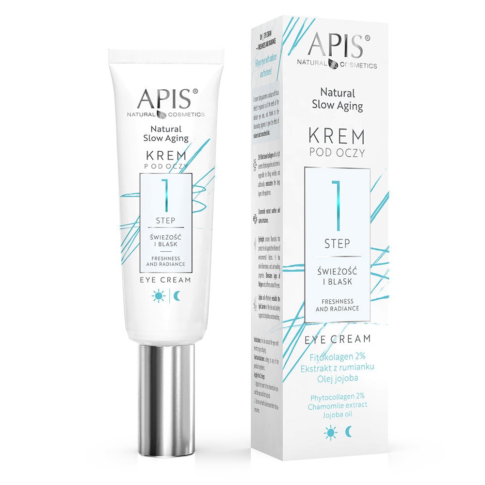 Apis Natural Slow Aging Eye Cream Step 1 Freshness & Glow | 15 ml - REGN
