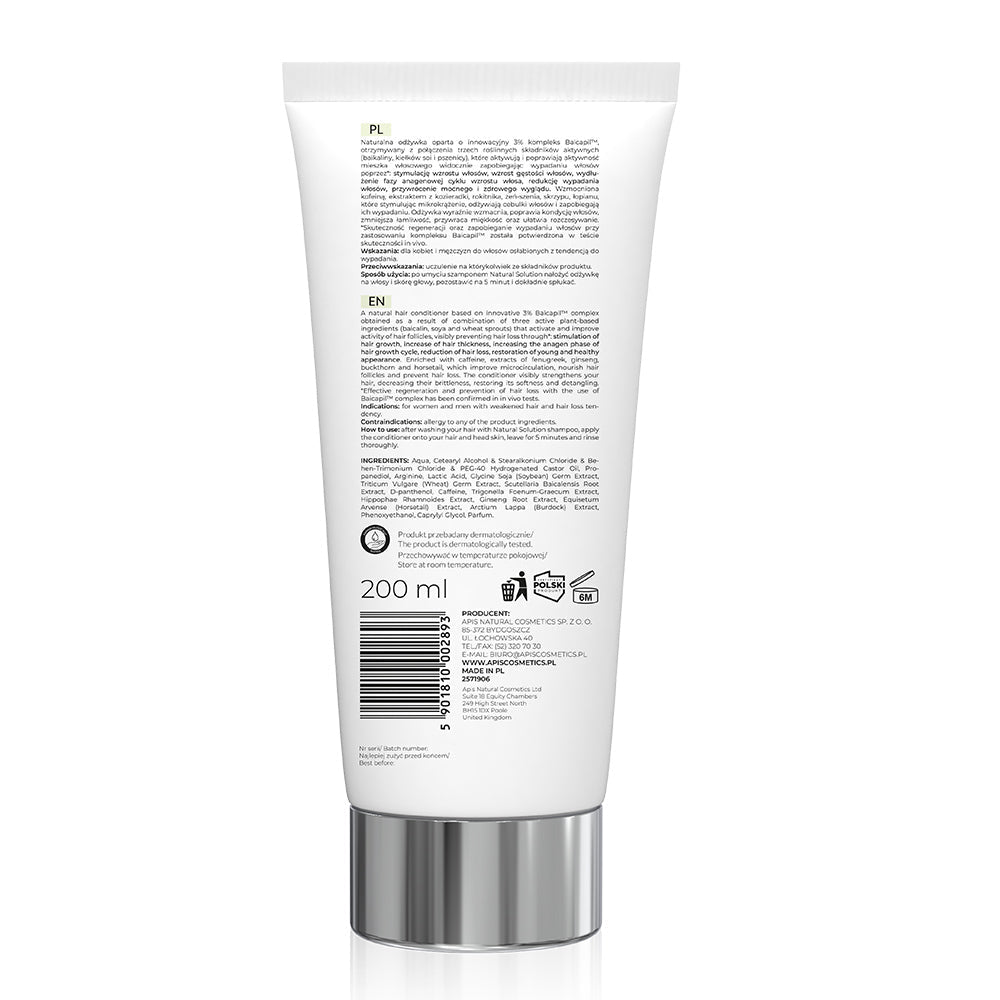 Apis Natural Solution Anti‑Hair Loss Strengthening Conditioner | 200 ml - REGN