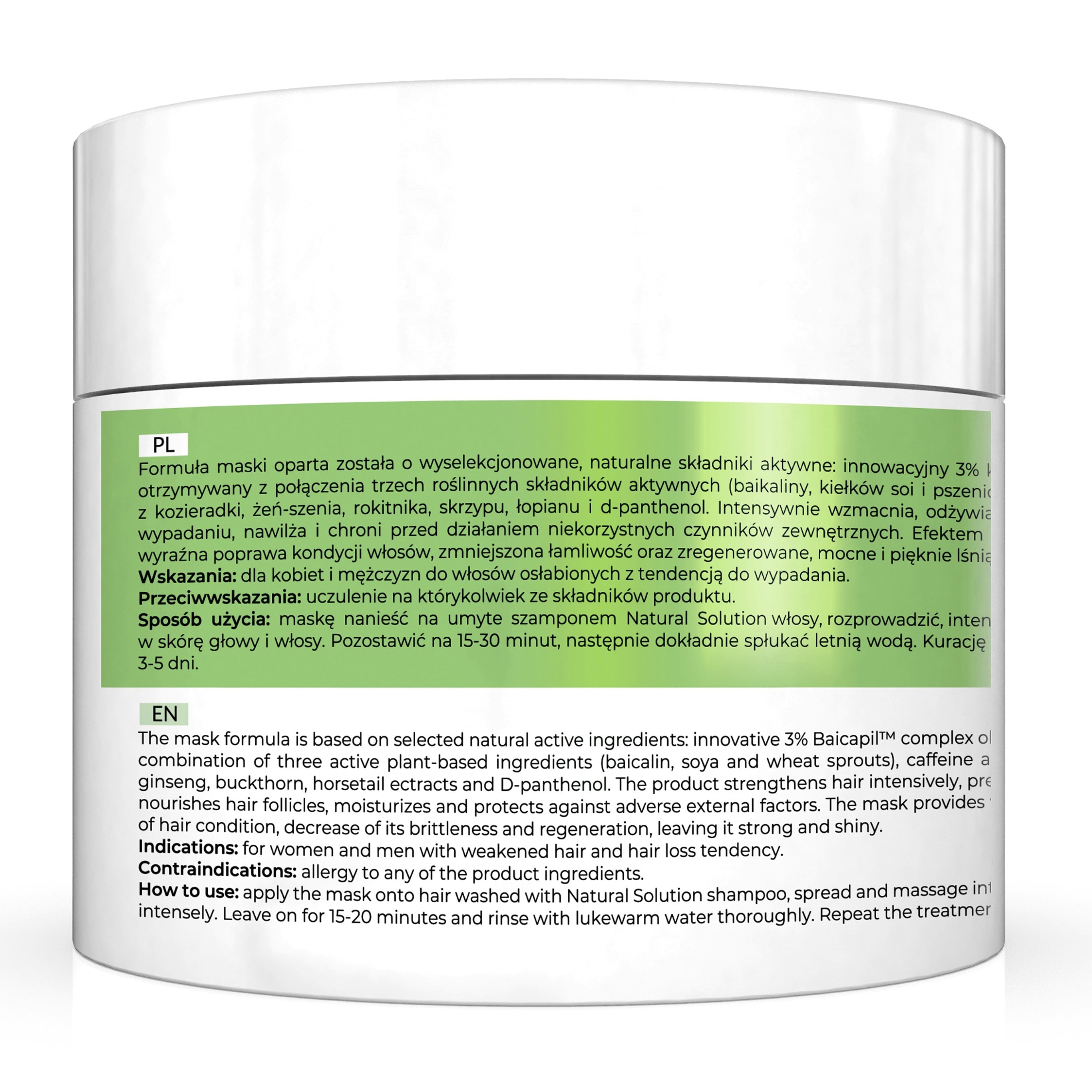 Apis Natural Solution Anti‑Hair Loss Strengthening Mask | 200 ml - REGN