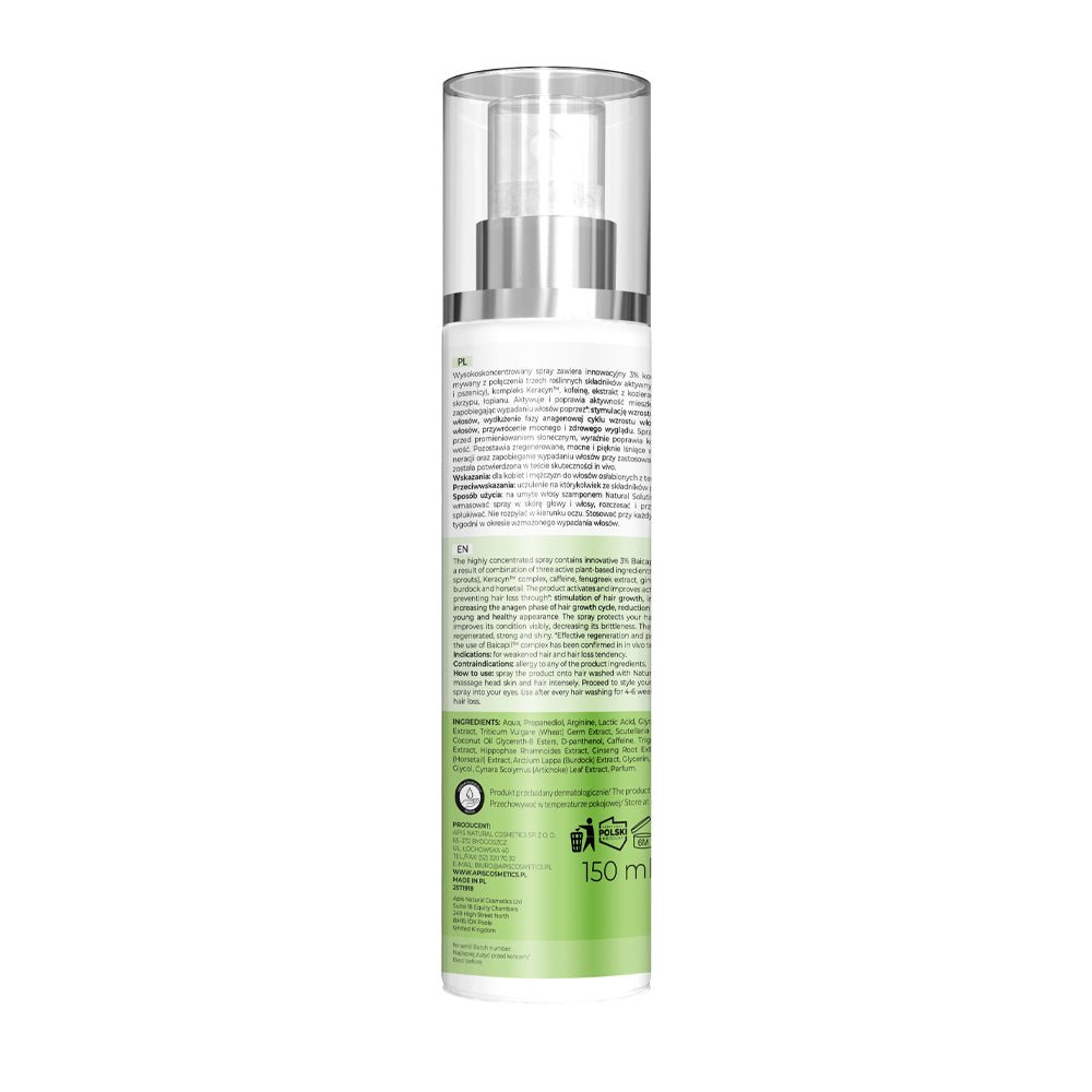 Apis Natural Solution Anti‑Hair Loss Strengthening Spray | 150 ml - REGN