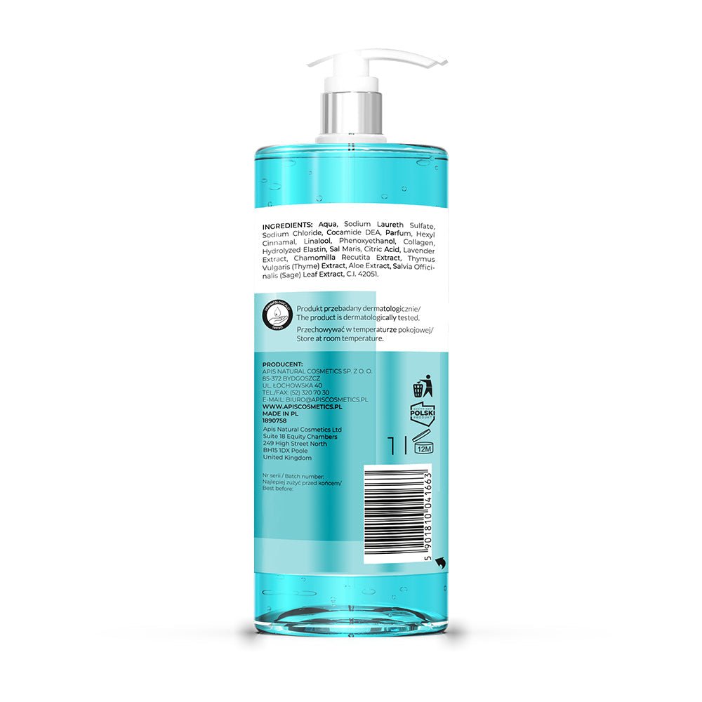 Apis OPTIMA Bath and Shower Gel with Dead Sea Minerals | 1L - REGN
