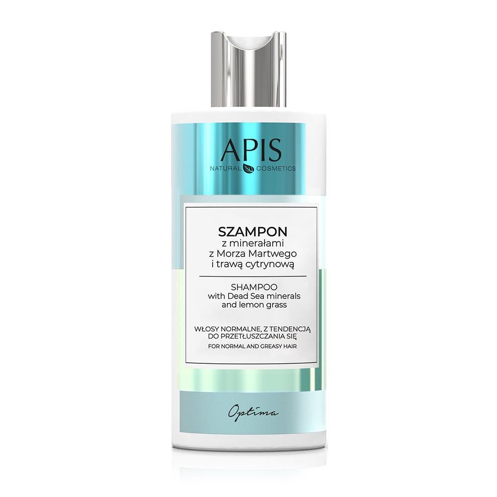 Apis OPTIMA Shampoo with Dead Sea Minerals & Lemongrass | 300 ml - REGN