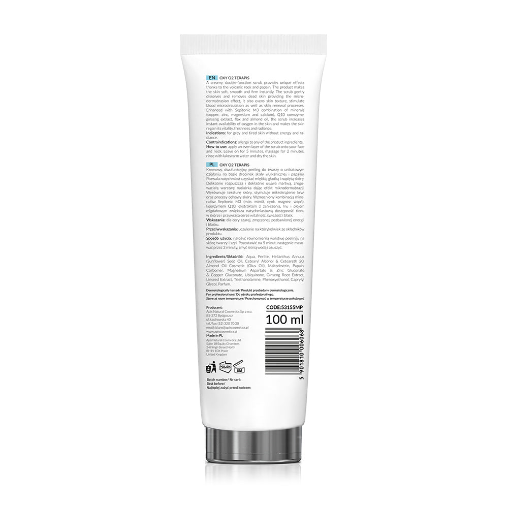 Apis Oxy O2 Terapis Oxygenating Microdermabrasion Peeling | 100ml - REGN