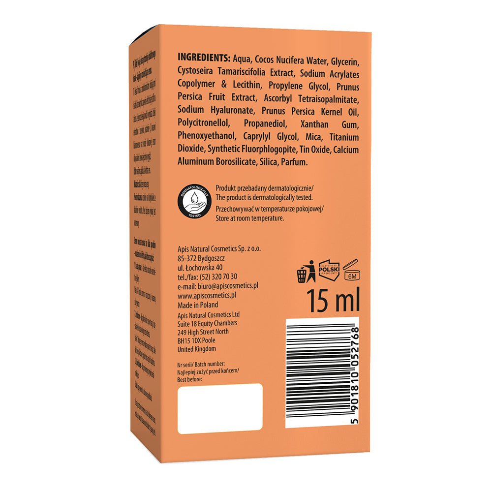 Apis Peachy Skin Illuminating Glow Serum | 15 ml - REGN