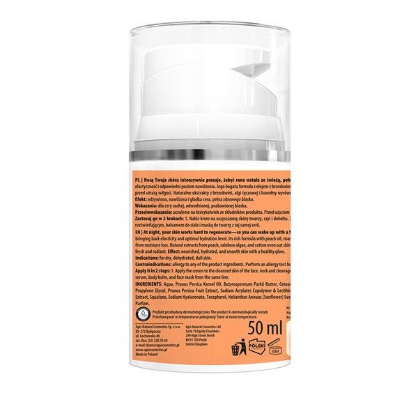 Apis Peachy Skin Nourishing Night Cream | 50 ml - REGN