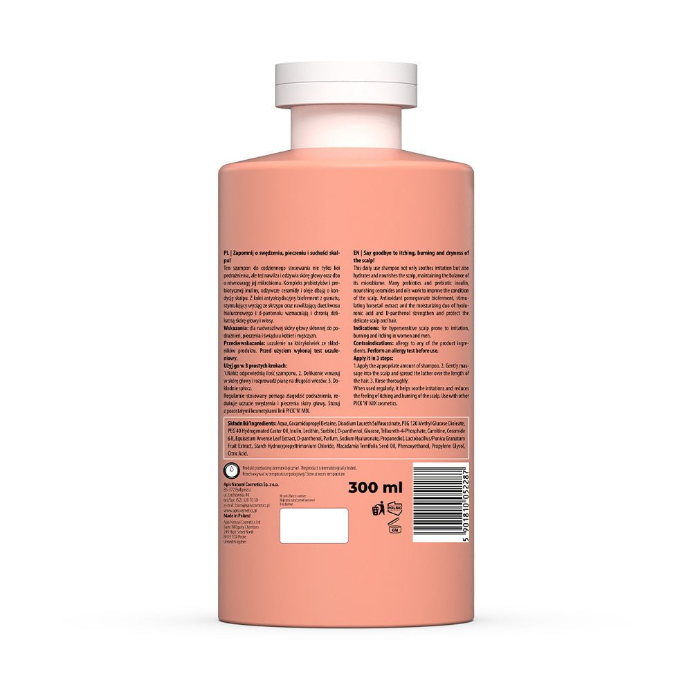 Apis Pick’N’Mix Soothing Shampoo for Sensitive Scalp | 300 ml - REGN