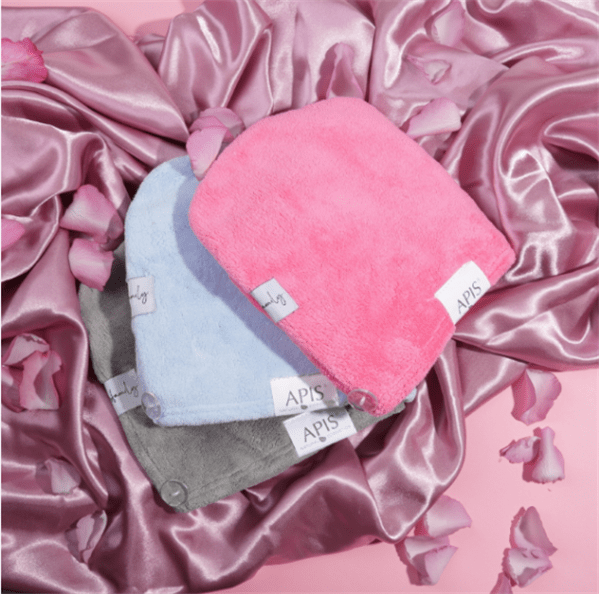 Apis Pink Hair Turban Towel | Quick Drying Microfibre Wrap - REGN