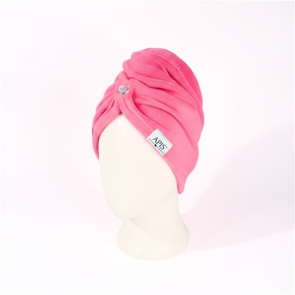 Apis Pink Hair Turban Towel | Quick Drying Microfibre Wrap - REGN