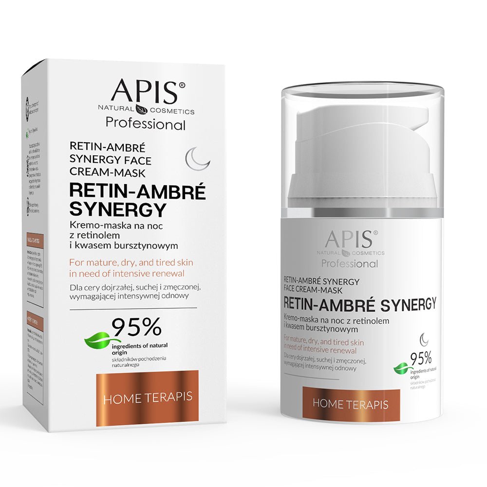 Apis Retin-Ambre Synergy Home Terapis Night Cream-Mask with Retinol and Succinic Acid |50ml - REGN