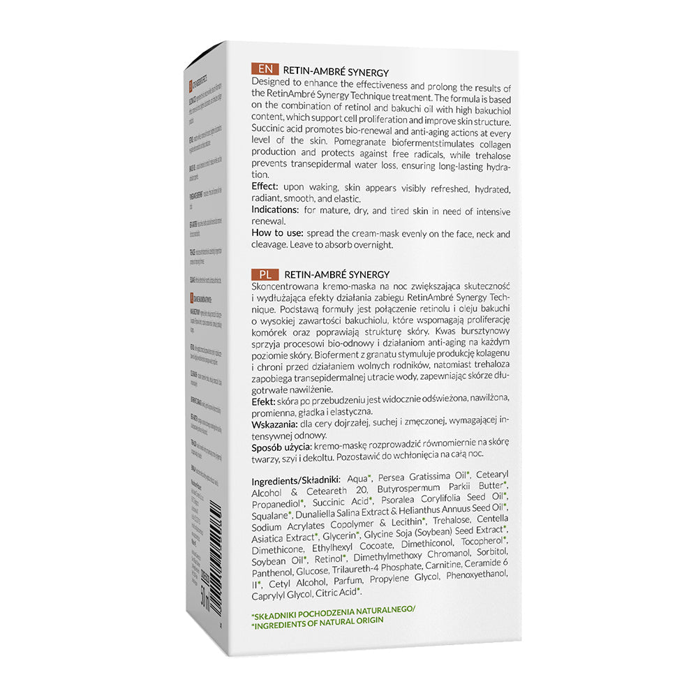 Apis Retin-Ambre Synergy Home Terapis Night Cream-Mask with Retinol and Succinic Acid |50ml - REGN