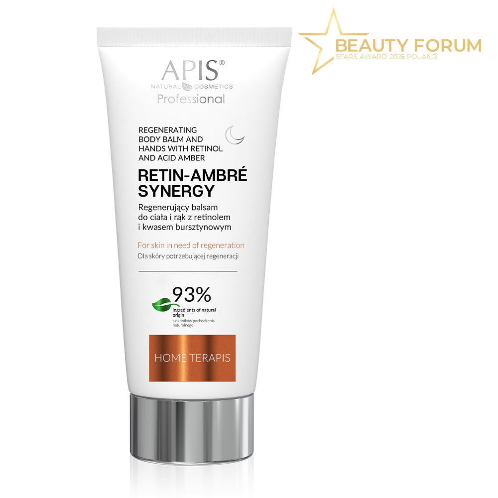 Apis RETIN-AMBRE SYNERGY HOME THERAPIS Regenerating body & hand balm with retinol & succinic acid (night) | 200 ml - REGN