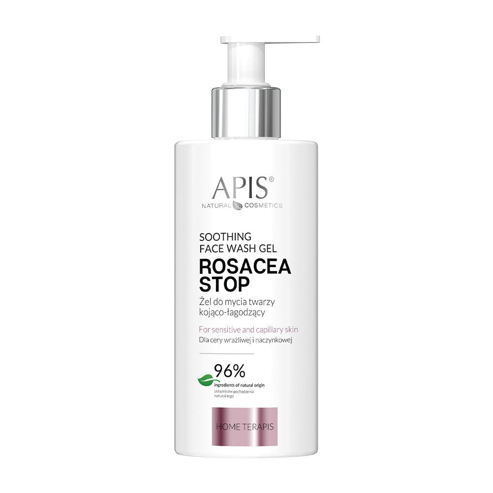 Apis Rosacea-Stop Soothing & calming facial cleansing gel | 300 ml - REGN