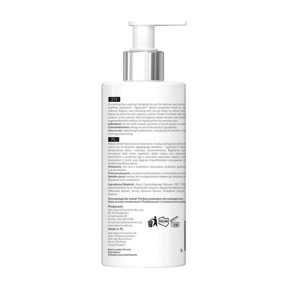 Apis Rosacea-Stop Soothing & calming facial cleansing gel | 300 ml - REGN