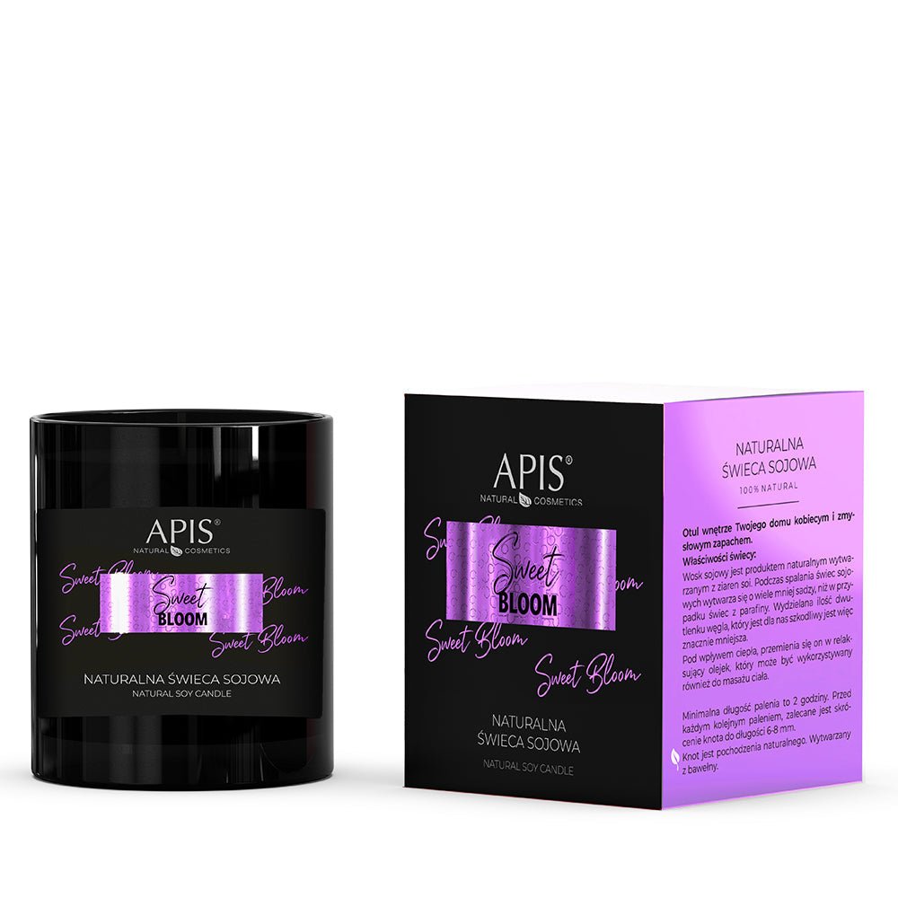Apis Sweet Bloom Natural Soy Candle with Floral Fragrance | 220ml - REGN
