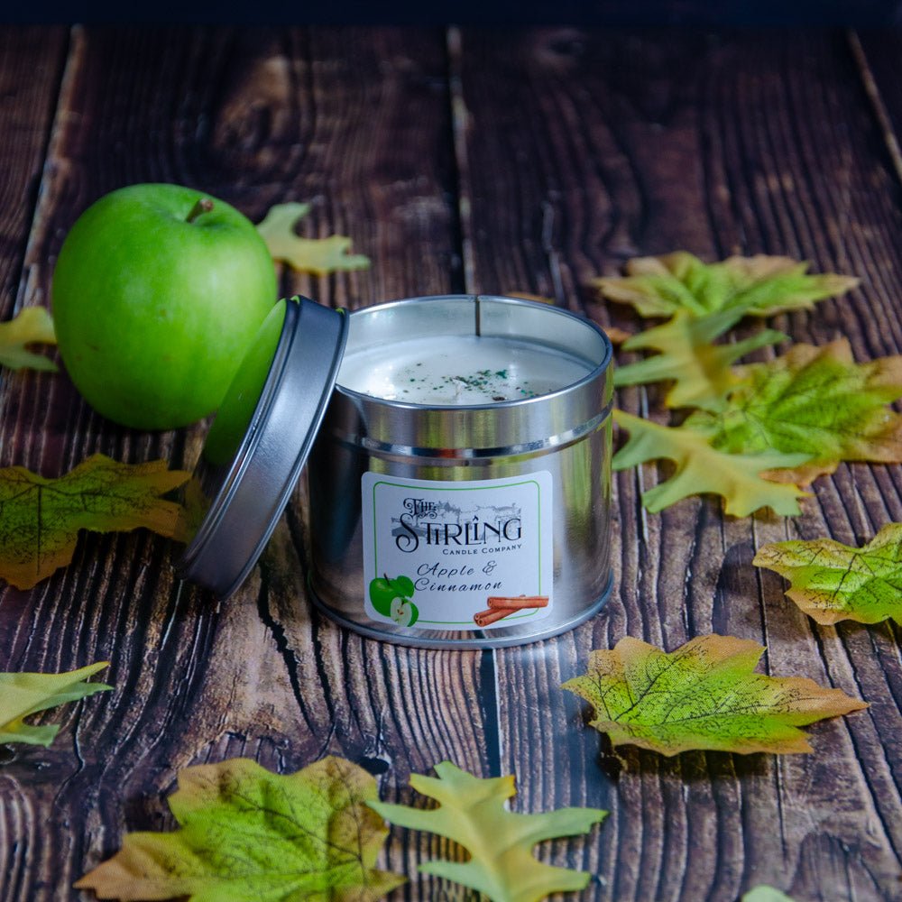 Apple & Cinnamon - Travel Tin Candle - Cotton Wick - REGN