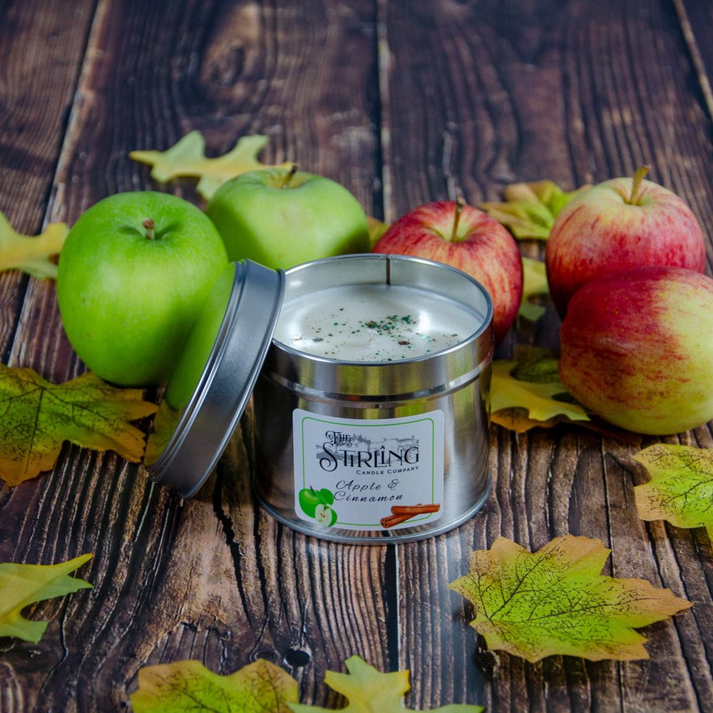 Apple & Cinnamon - Travel Tin Candle - Cotton Wick - REGN