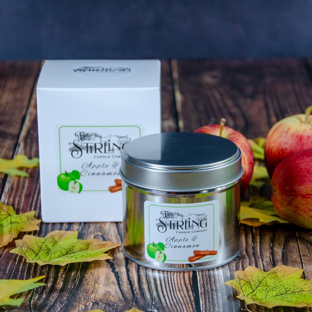 Apple & Cinnamon - Travel Tin Candle - Cotton Wick - REGN