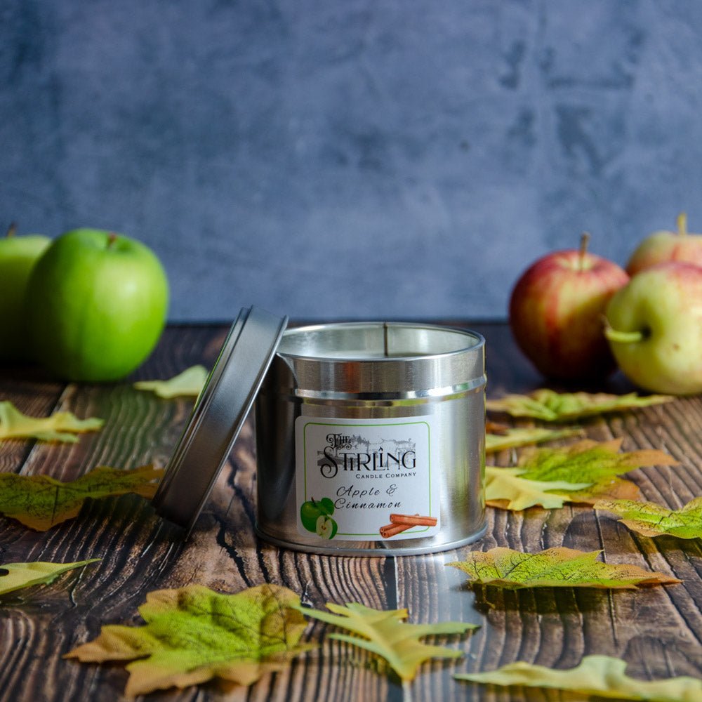 Apple & Cinnamon - Travel Tin Candle - Cotton Wick - REGN