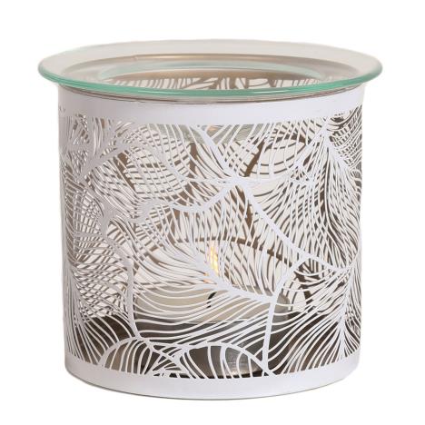 Aroma White Botanicals Metal Jar Sleeve & Wax Melt Warmer - REGN