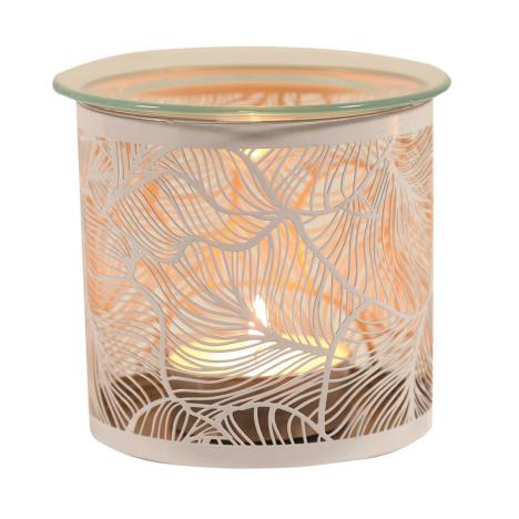 Aroma White Botanicals Metal Jar Sleeve & Wax Melt Warmer - REGN