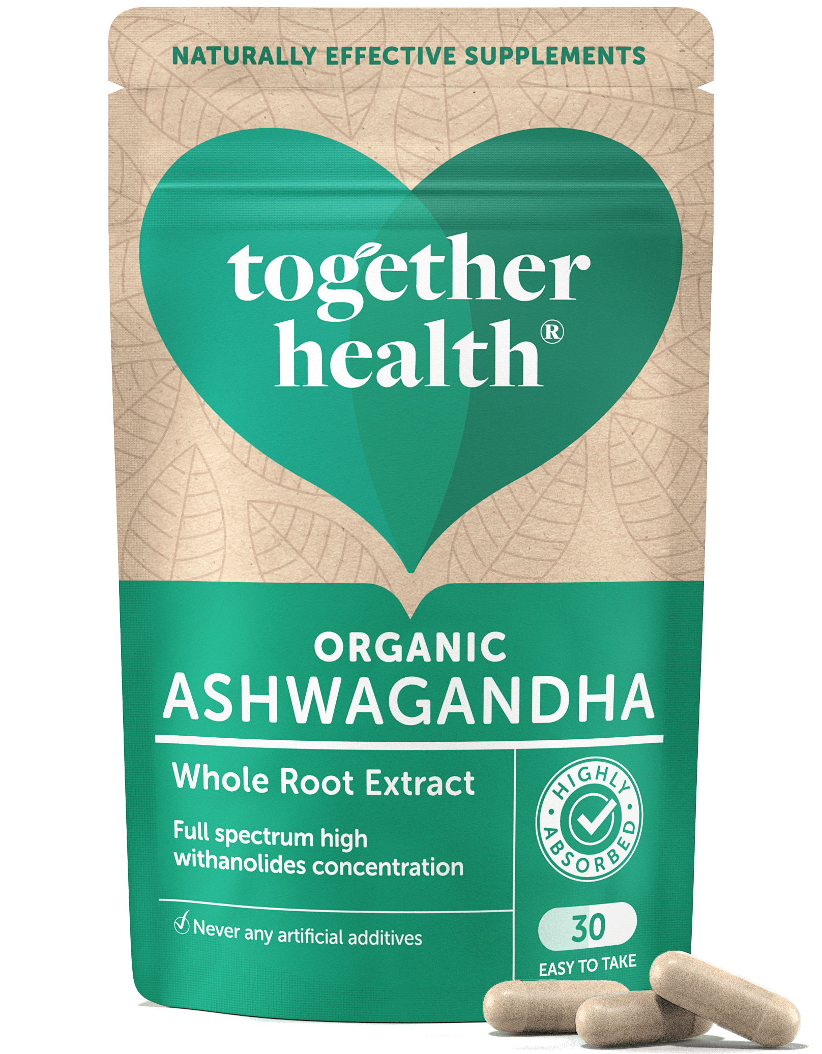 Ashwagandha Supplement – Organic – 30 Capsules - REGN