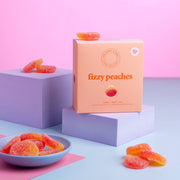 Ask Mummy & Daddy Fizzy Peaches Gift Box – Peach Flavoured Fizzy Sweets - REGN