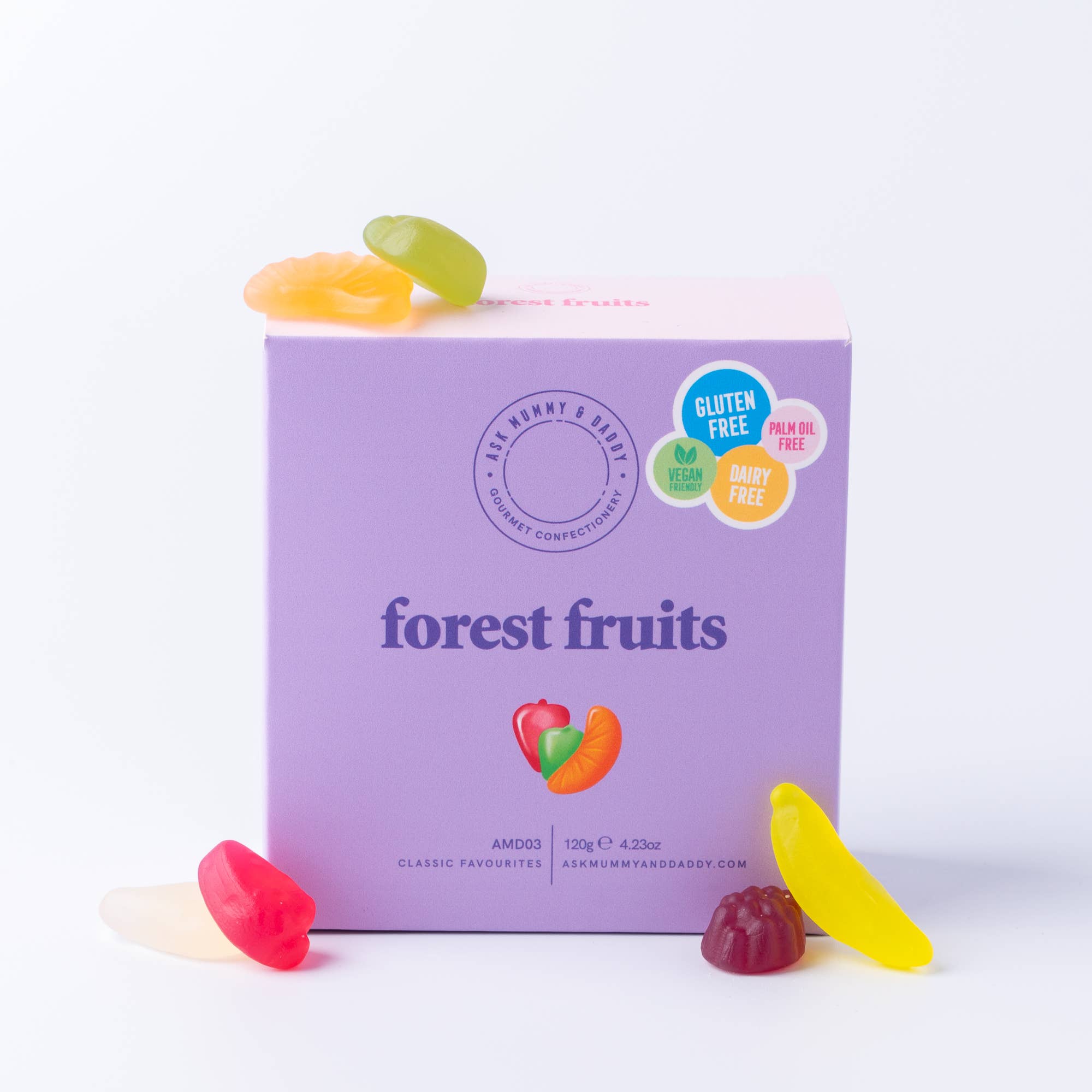Ask Mummy & Daddy Forest Fruits Gift Box – Mixed Forest Fruit Vegan Sweets - REGN
