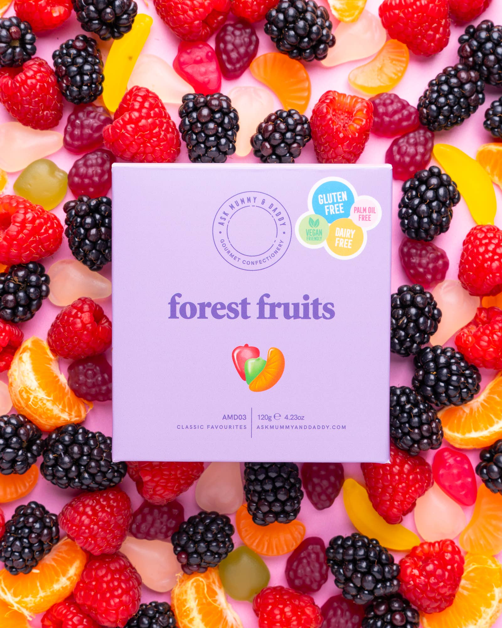 Ask Mummy & Daddy Forest Fruits Gift Box – Mixed Forest Fruit Vegan Sweets - REGN