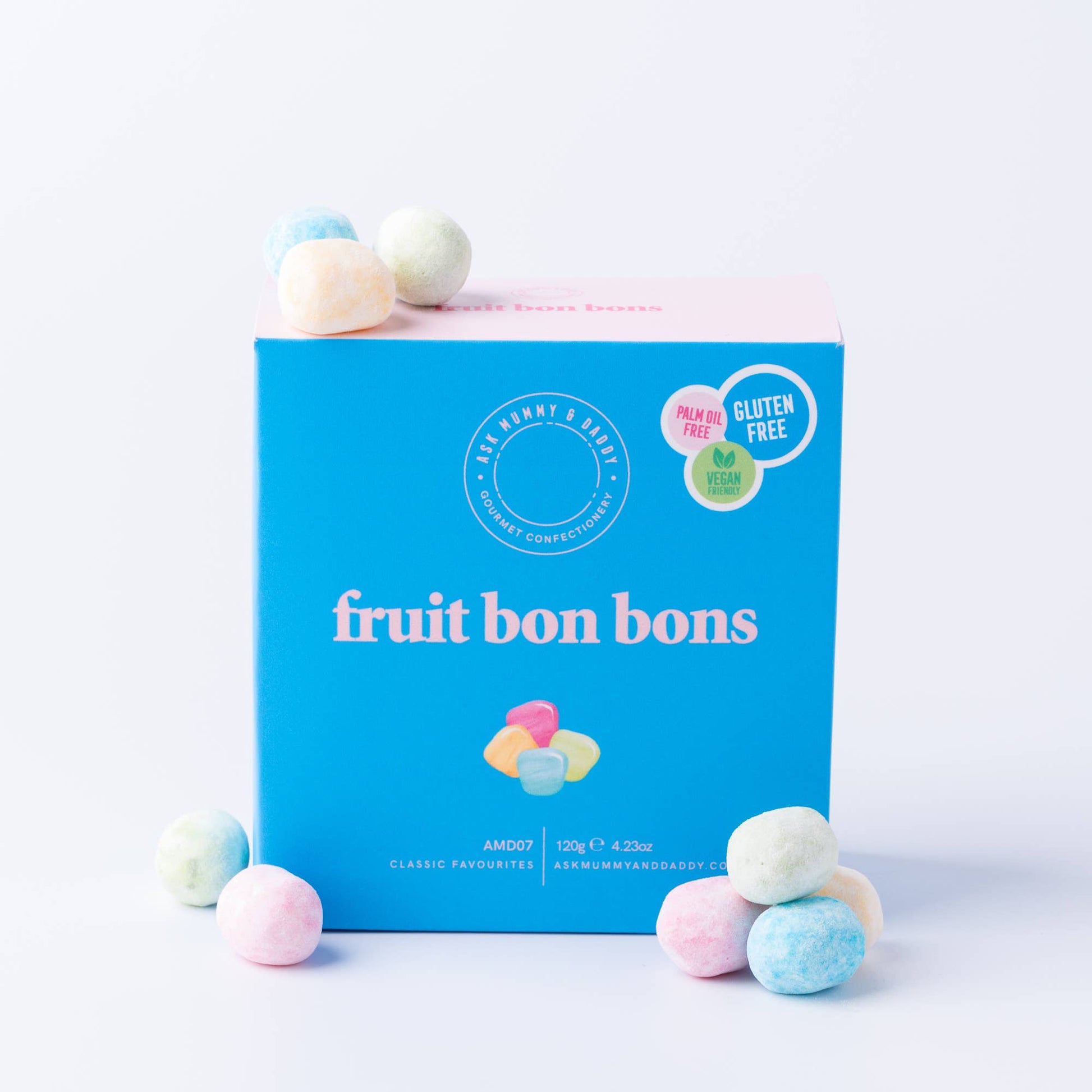 Ask Mummy & Daddy Fruit Bon Bon Gift Box – Mixed Fruity Bonbon Sweets - REGN