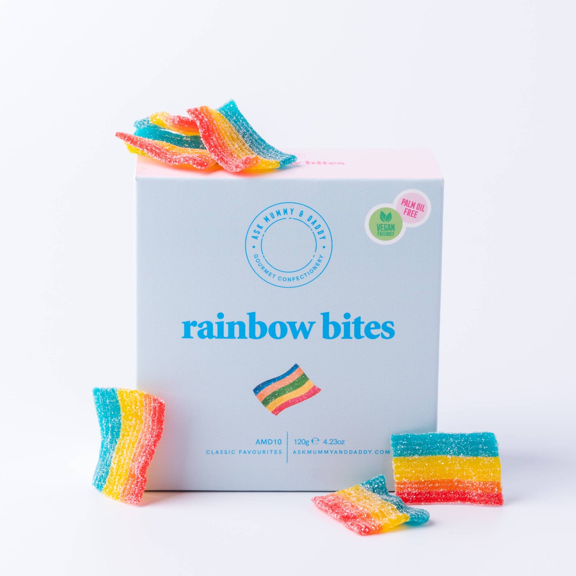 Ask Mummy & Daddy Rainbow Bites Gift Box – Rainbow Fruity Sweets - REGN