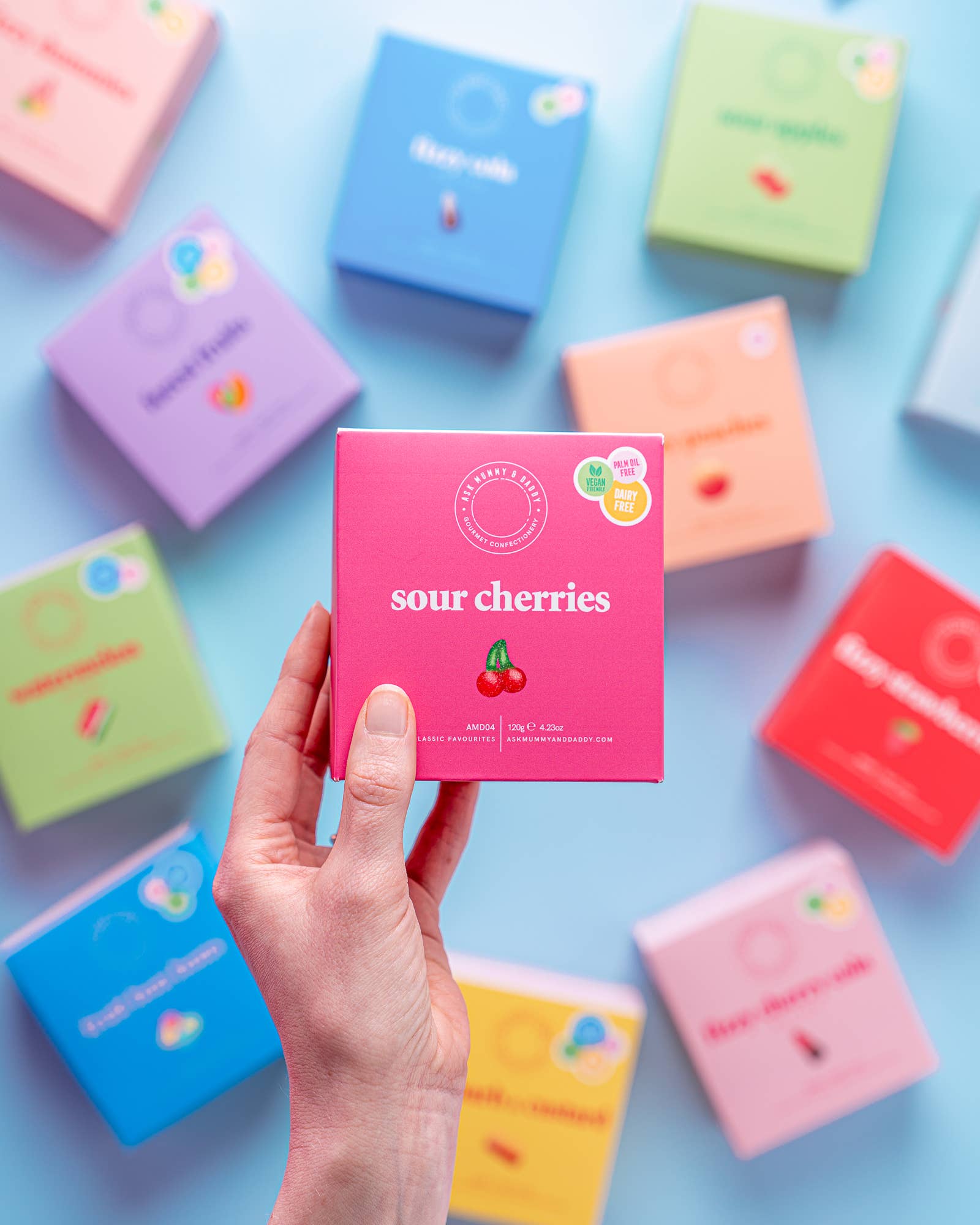 Ask Mummy & Daddy Rhubarb & Custard Gift Box – Rhubarb and Custard Sweets - REGN