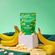 Ask Mummy & Daddy Top Banana Foam Gummies 100g Pouch – Banana Flavoured Sweets - REGN