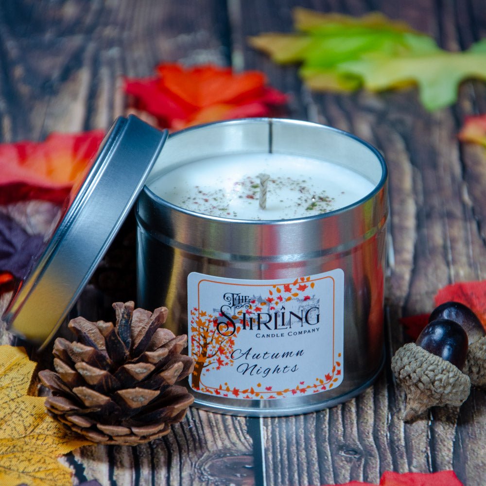 Autumn Nights - Travel Tin Candle - Cotton Wick - REGN