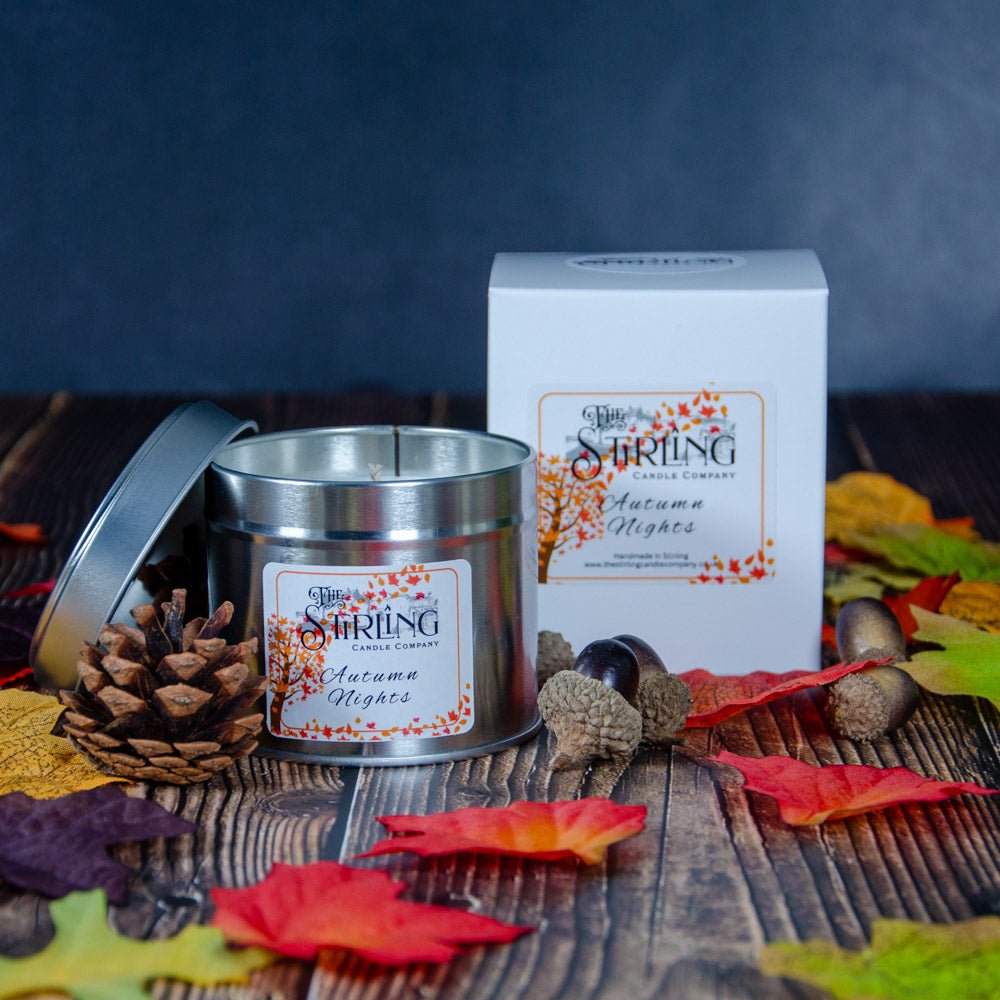 Autumn Nights - Travel Tin Candle - Cotton Wick - REGN