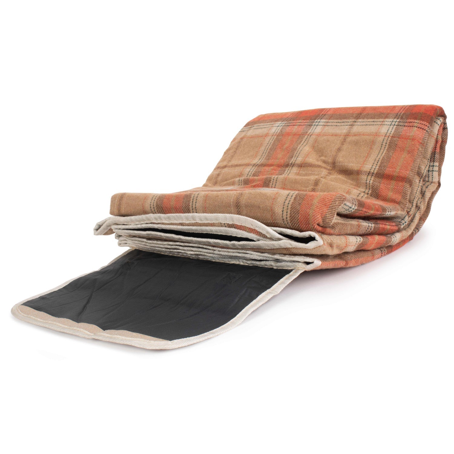 Autumn Red Tartan Waterproof Picnic Blanket Rug - REGN