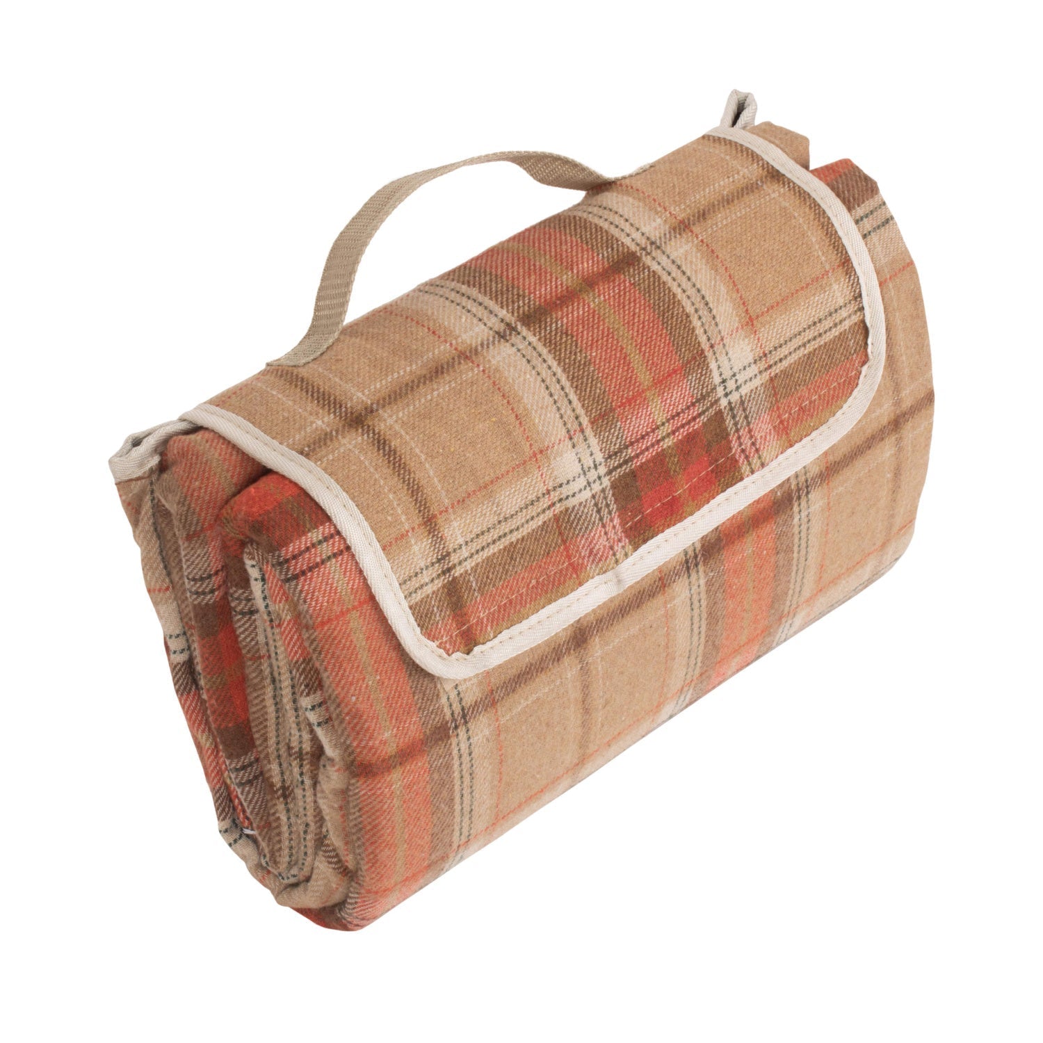 Autumn Red Tartan Waterproof Picnic Blanket Rug - REGN